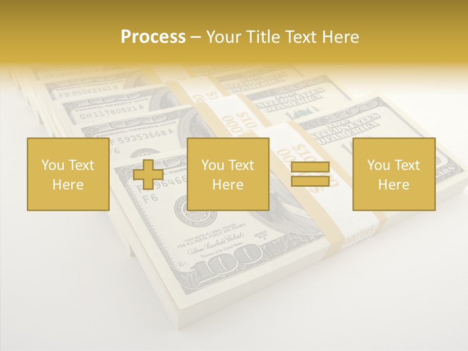 Pattern Payment Stack PowerPoint Template