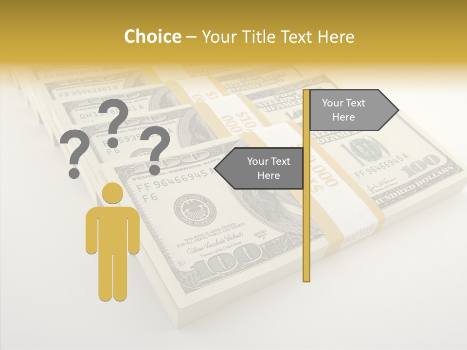 Pattern Payment Stack PowerPoint Template
