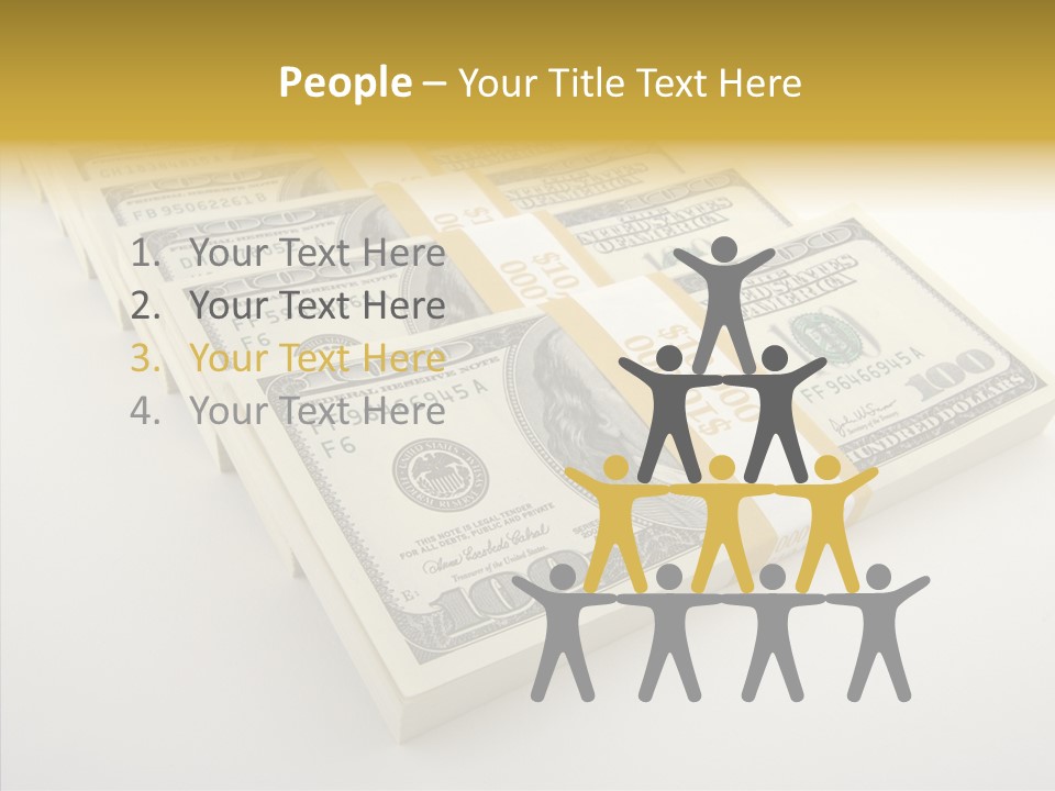 Pattern Payment Stack PowerPoint Template