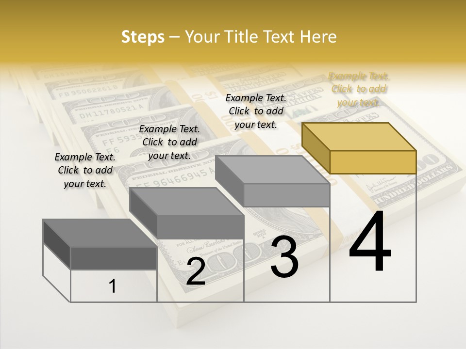 Pattern Payment Stack PowerPoint Template