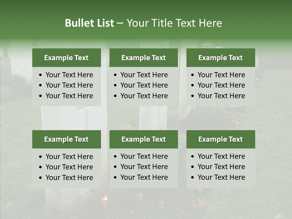 Funeral Life Death PowerPoint Template