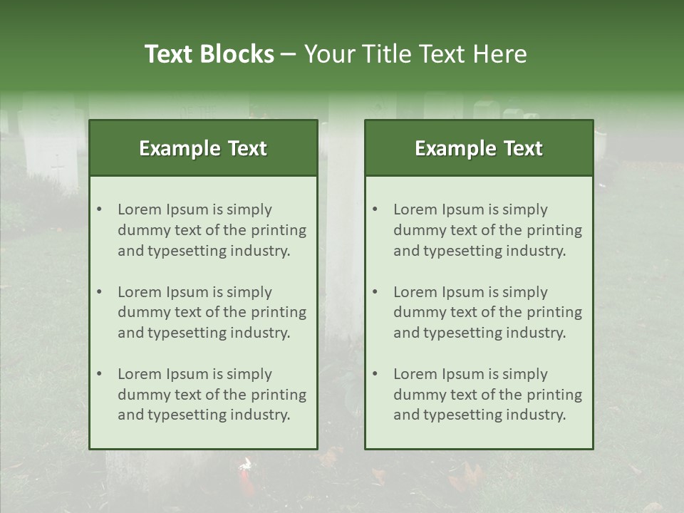 Funeral Life Death PowerPoint Template
