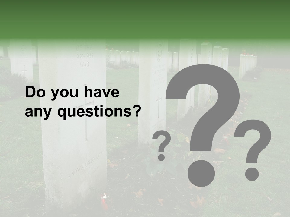 Funeral Life Death PowerPoint Template