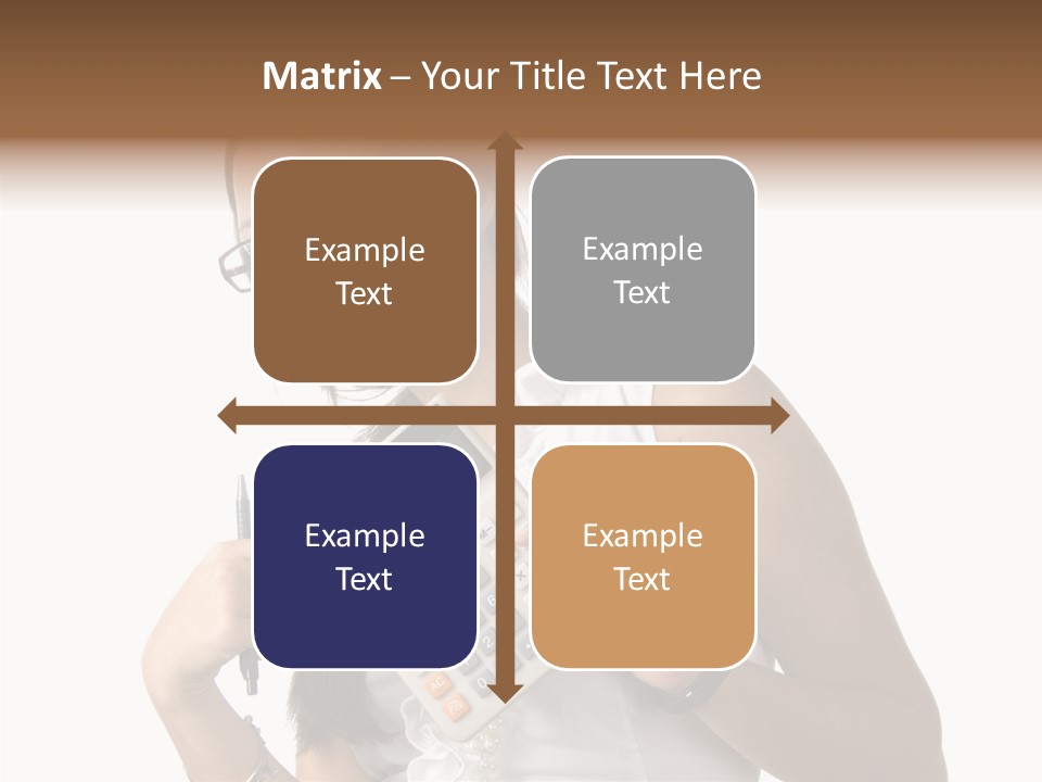 Woman Technology Image PowerPoint Template