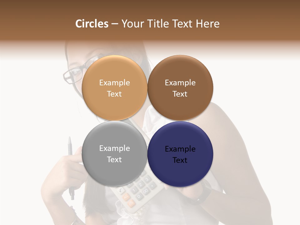 Woman Technology Image PowerPoint Template