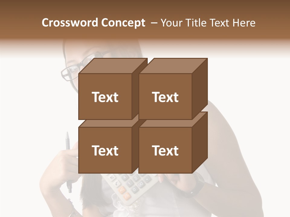 Woman Technology Image PowerPoint Template