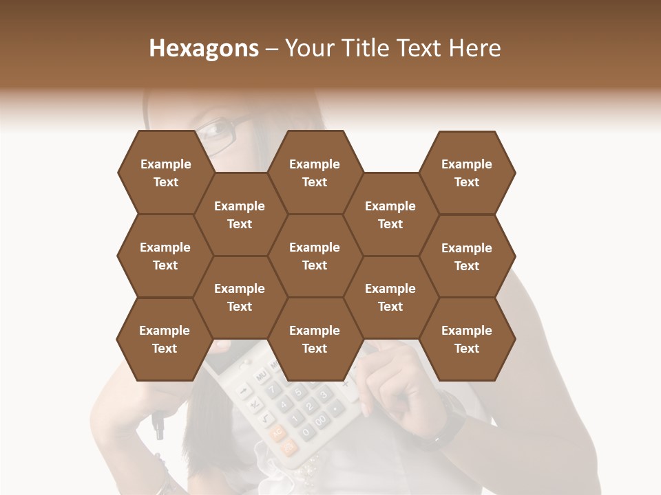 Woman Technology Image PowerPoint Template