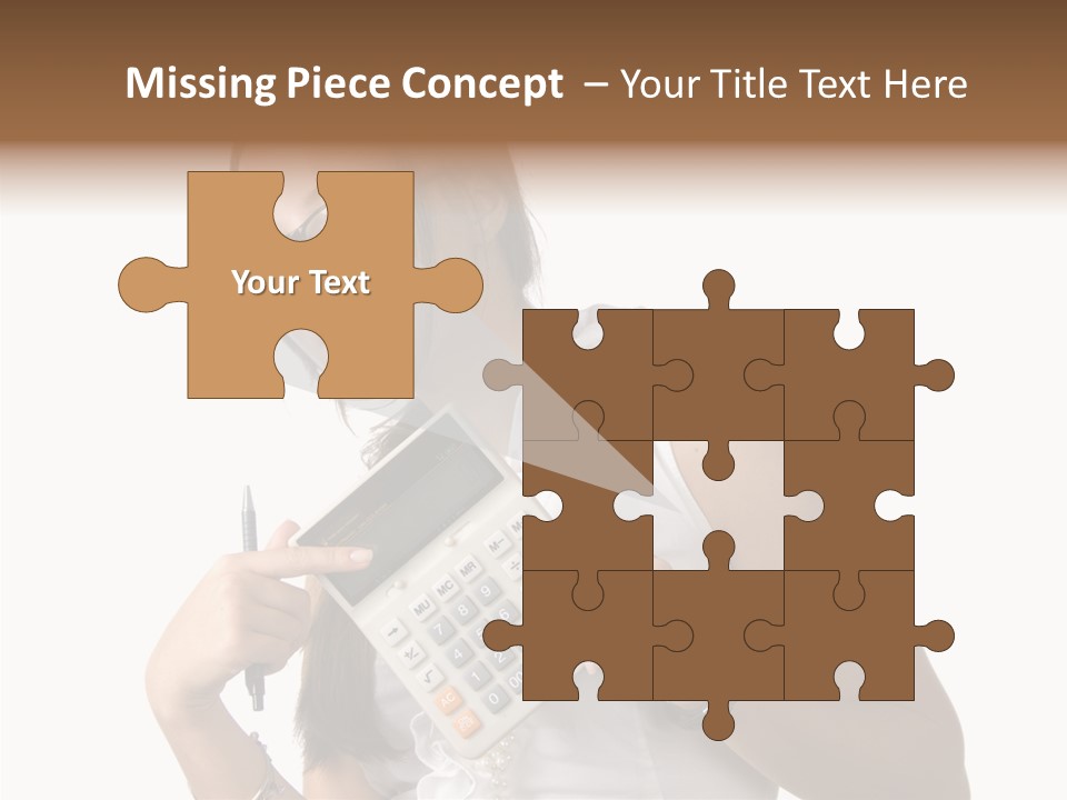 Woman Technology Image PowerPoint Template