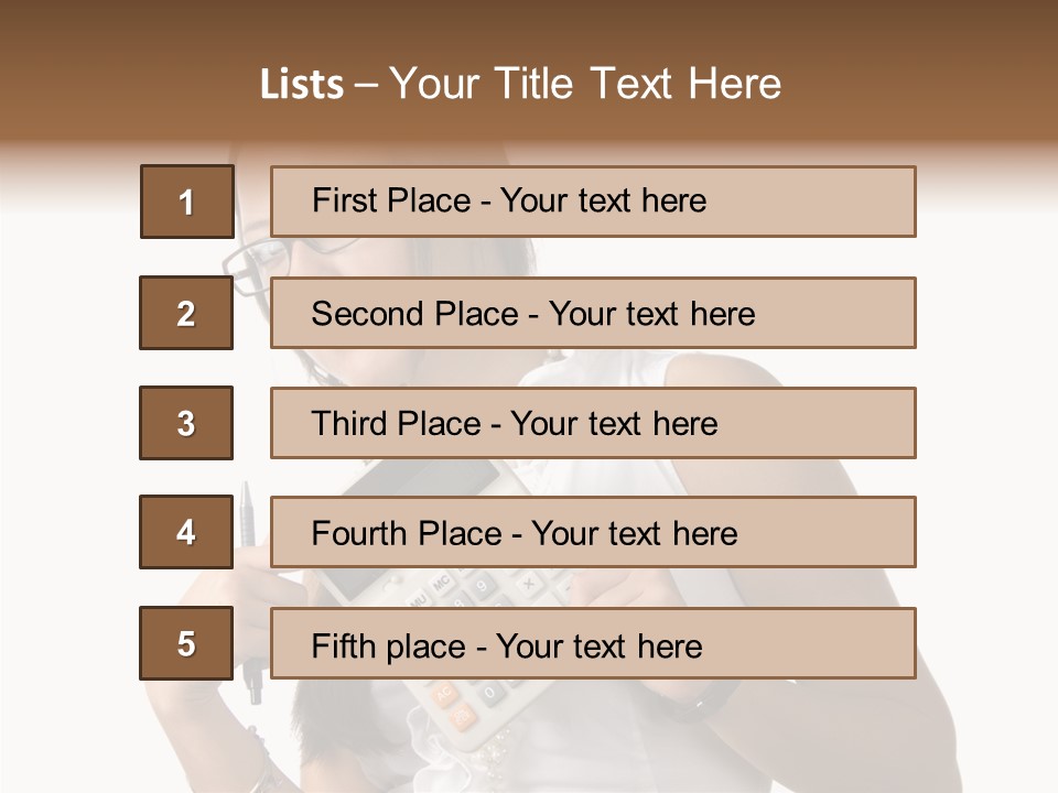Woman Technology Image PowerPoint Template