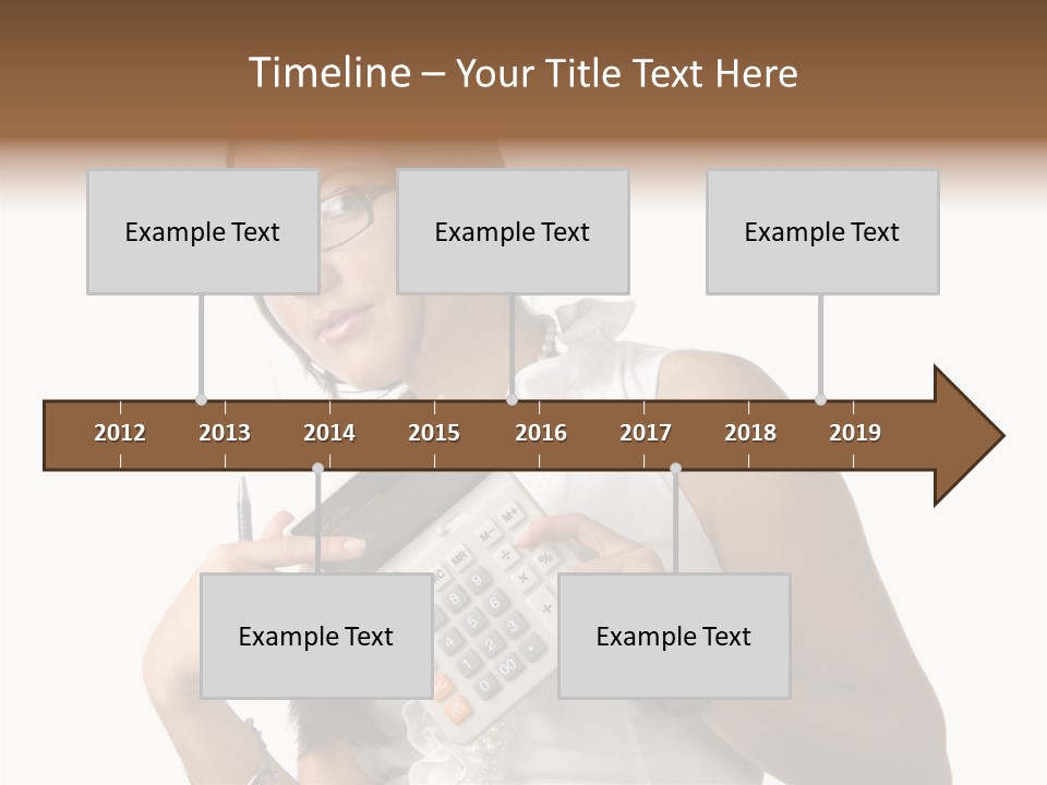 Woman Technology Image PowerPoint Template