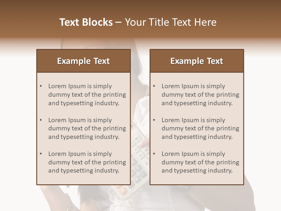 Woman Technology Image PowerPoint Template