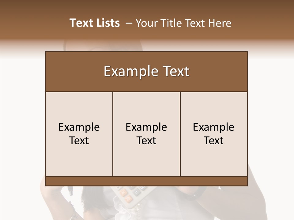 Woman Technology Image PowerPoint Template