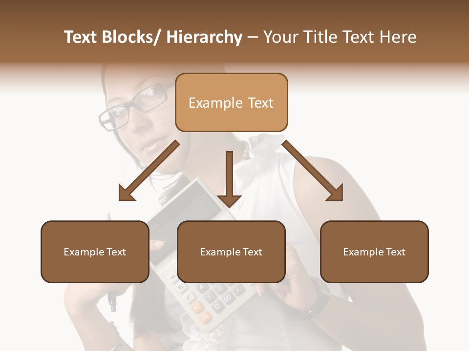 Woman Technology Image PowerPoint Template