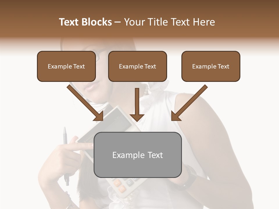 Woman Technology Image PowerPoint Template