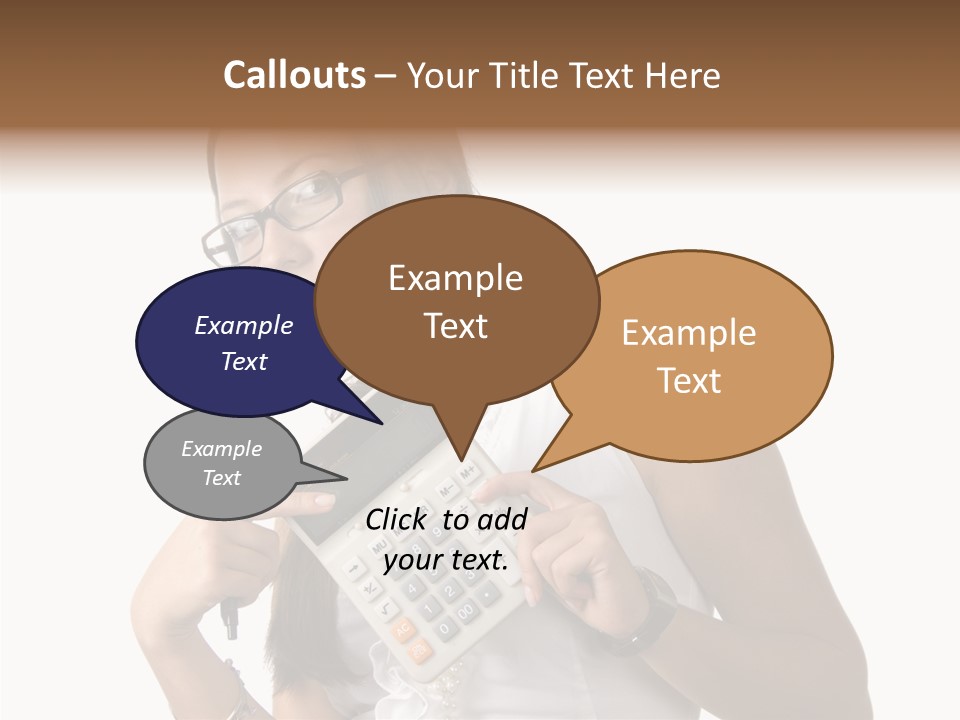 Woman Technology Image PowerPoint Template