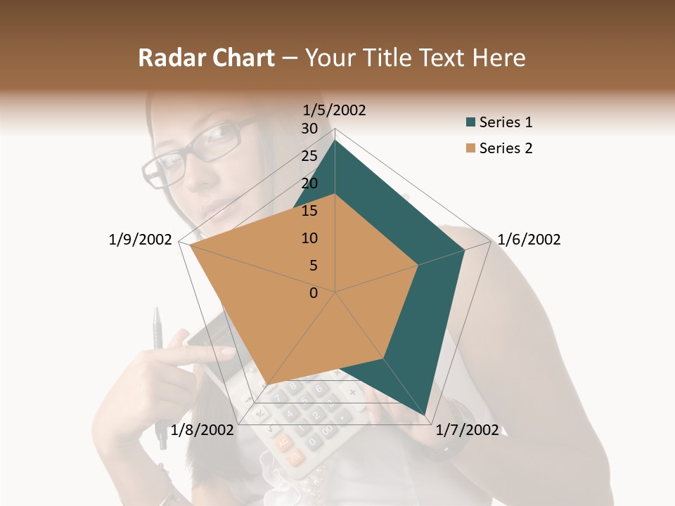 Woman Technology Image PowerPoint Template