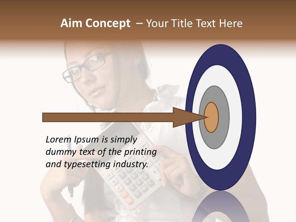 Woman Technology Image PowerPoint Template