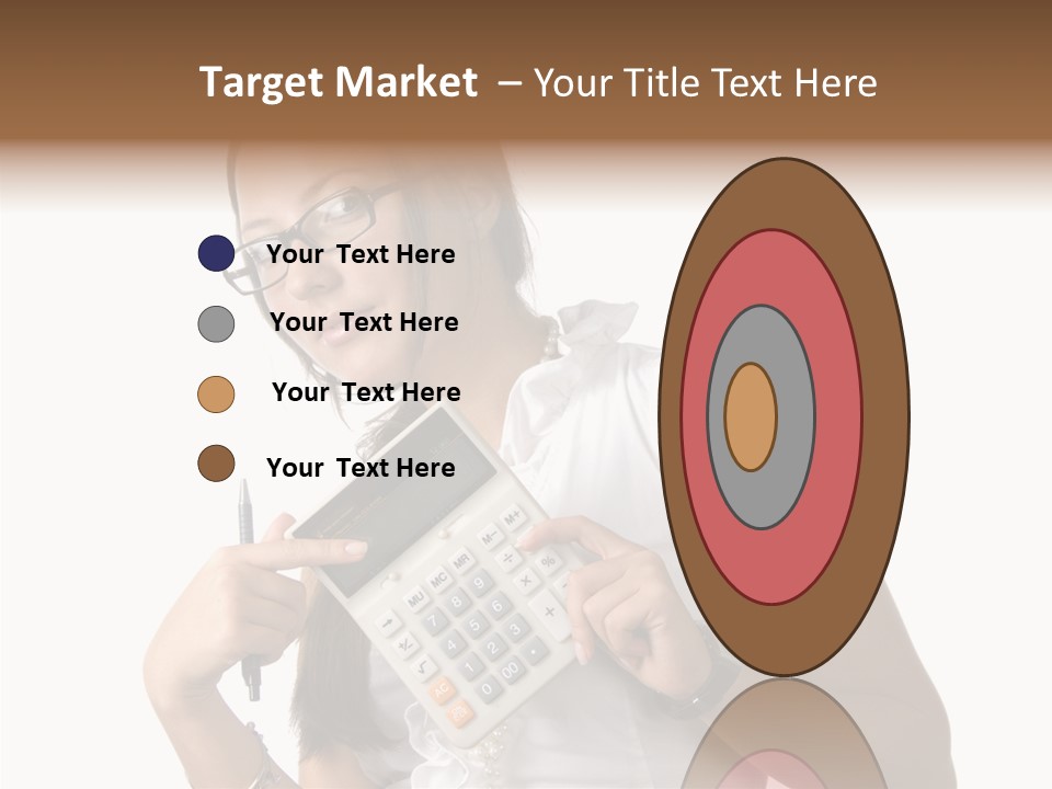 Woman Technology Image PowerPoint Template