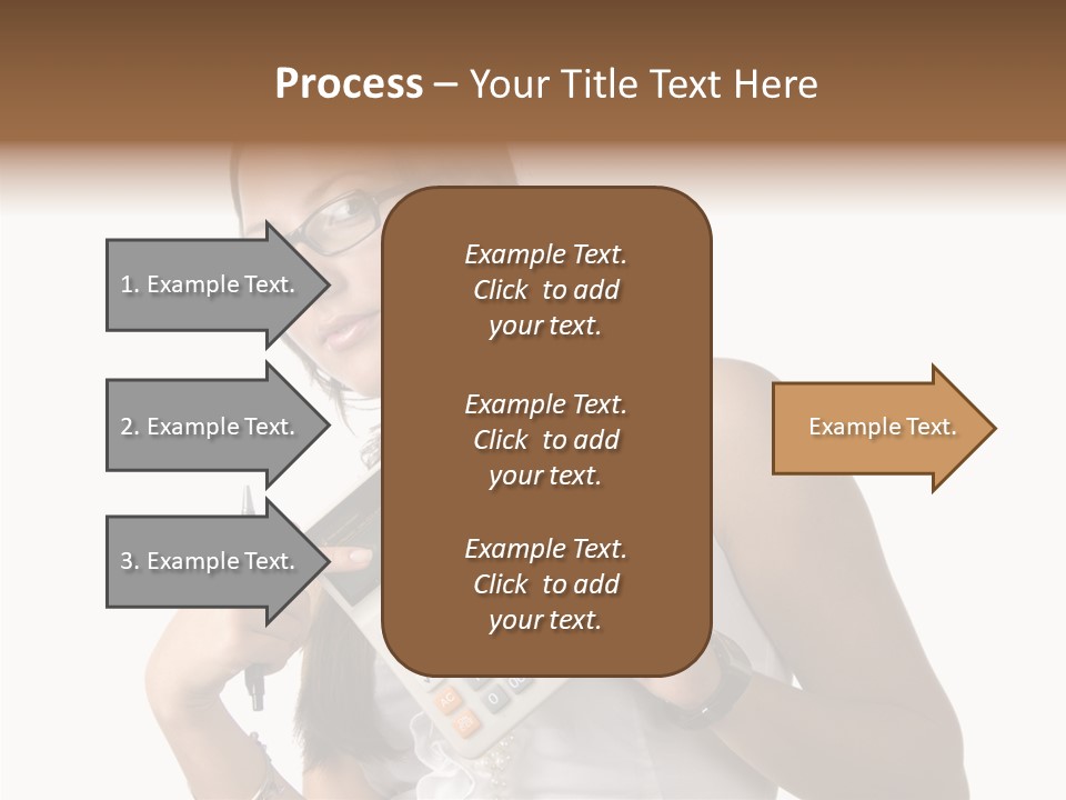 Woman Technology Image PowerPoint Template