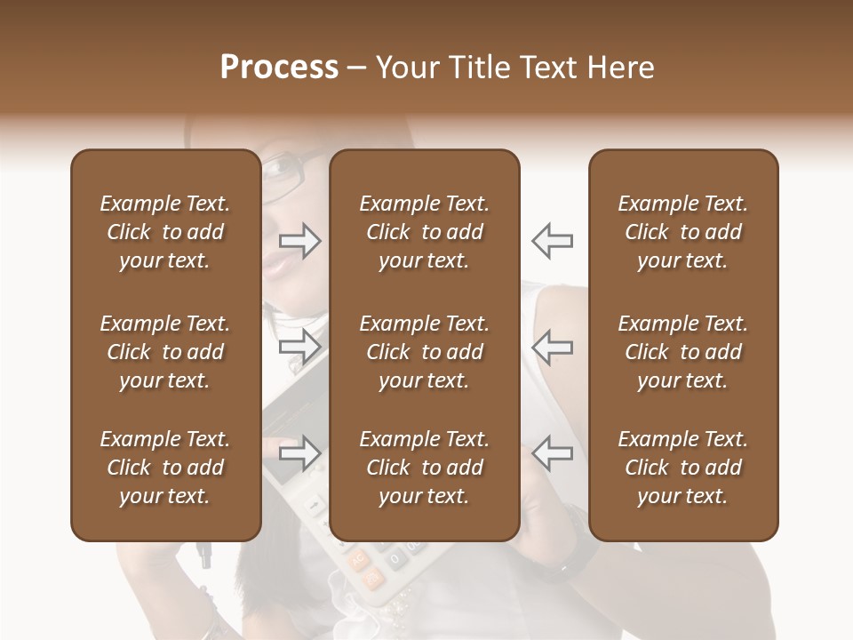 Woman Technology Image PowerPoint Template