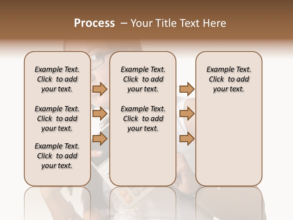 Woman Technology Image PowerPoint Template