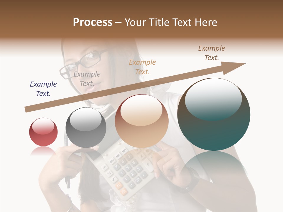 Woman Technology Image PowerPoint Template