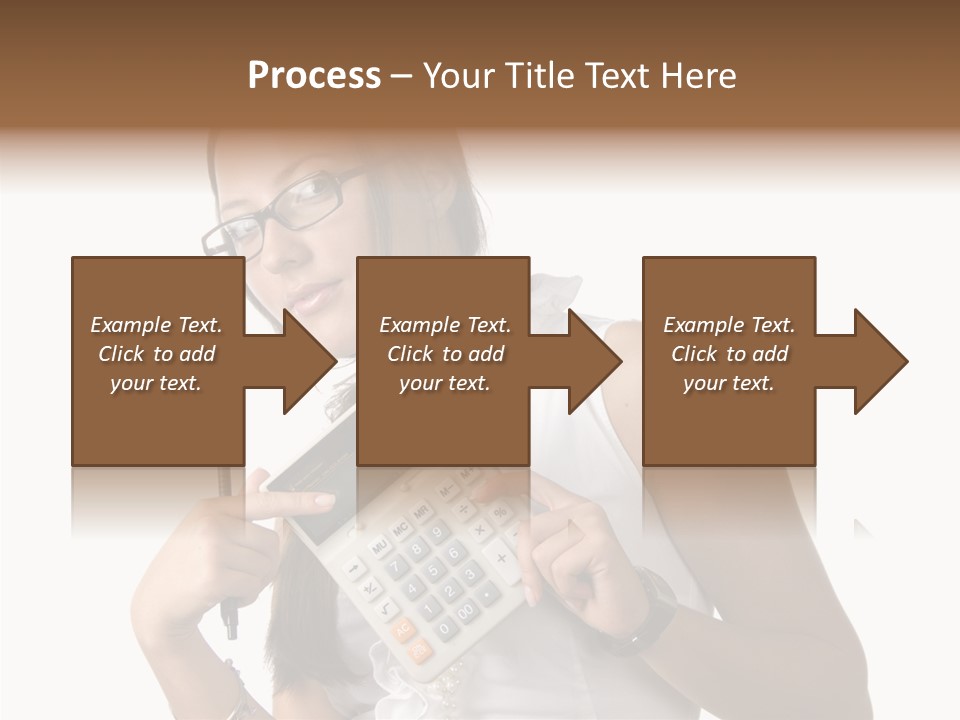 Woman Technology Image PowerPoint Template