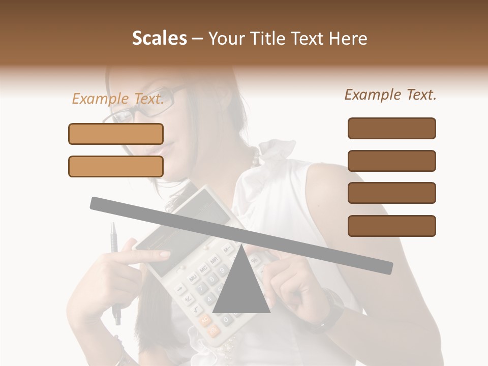 Woman Technology Image PowerPoint Template