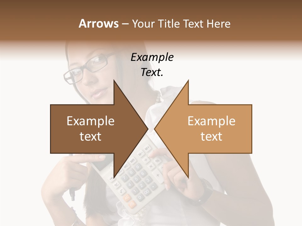 Woman Technology Image PowerPoint Template