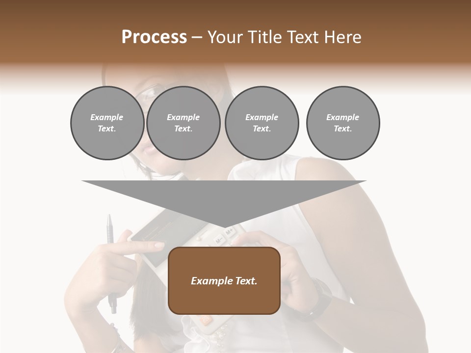 Woman Technology Image PowerPoint Template