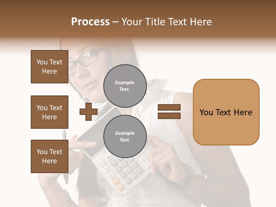 Woman Technology Image PowerPoint Template