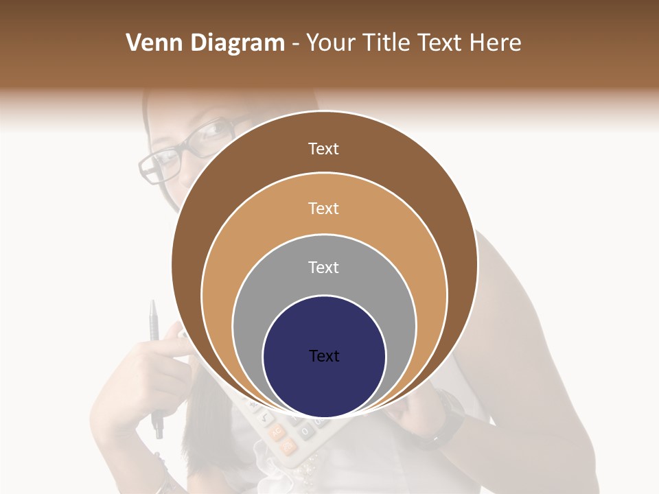 Woman Technology Image PowerPoint Template