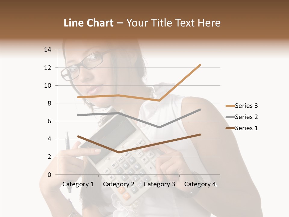 Woman Technology Image PowerPoint Template