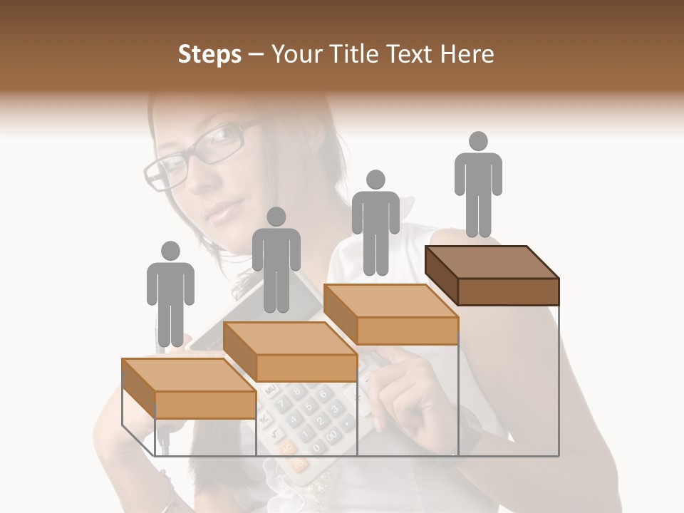 Woman Technology Image PowerPoint Template