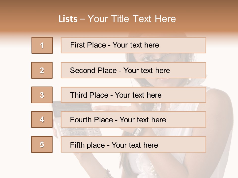 Beauty Showing Manager PowerPoint Template