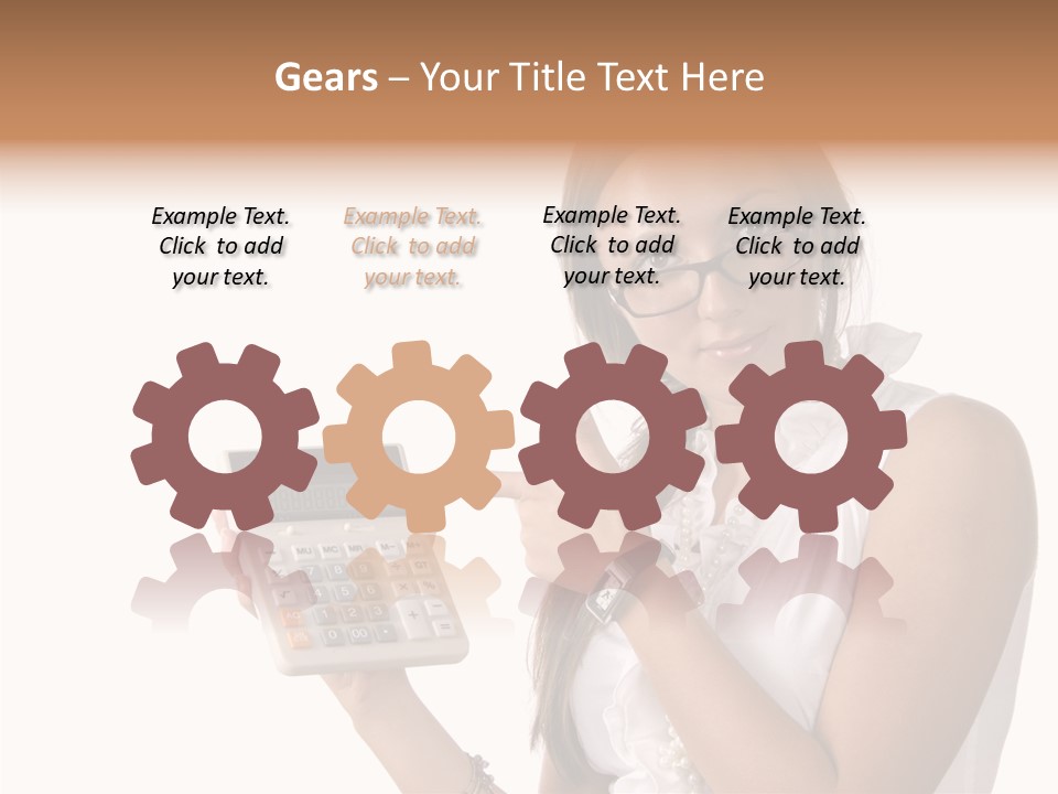 Beauty Showing Manager PowerPoint Template