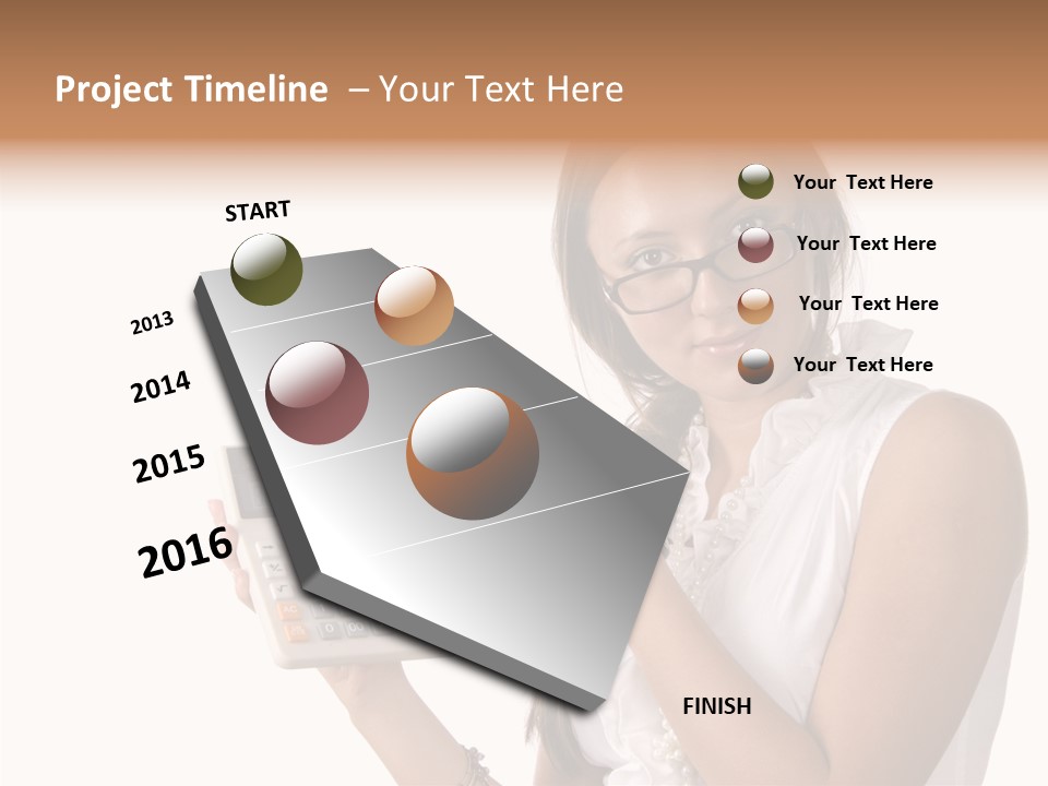 Beauty Showing Manager PowerPoint Template
