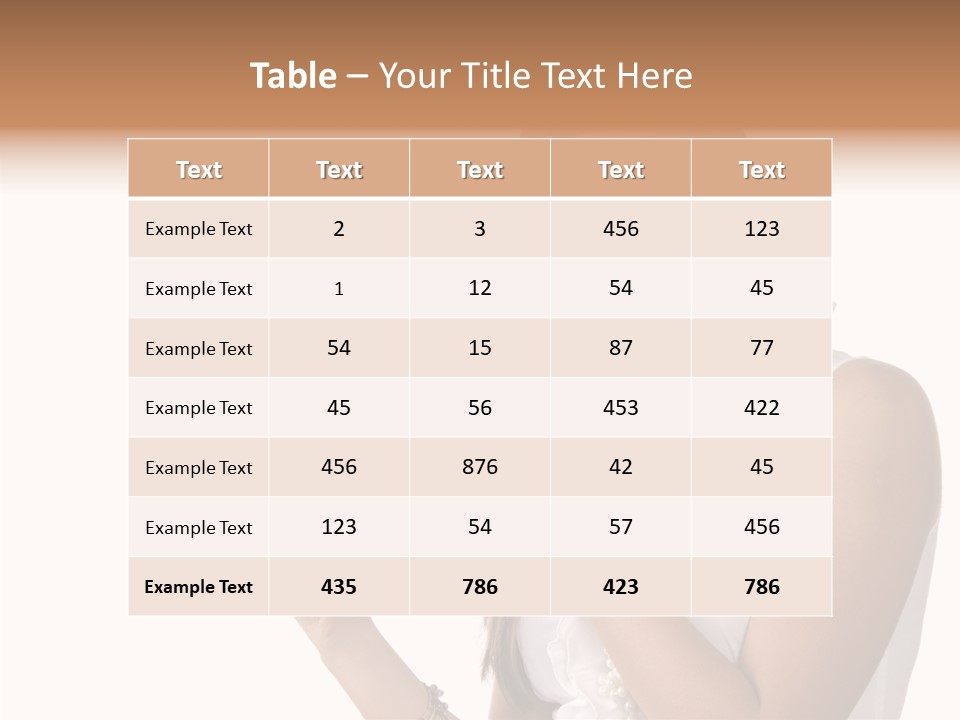 Beauty Showing Manager PowerPoint Template