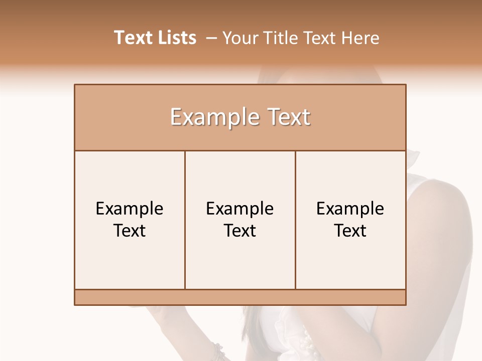 Beauty Showing Manager PowerPoint Template