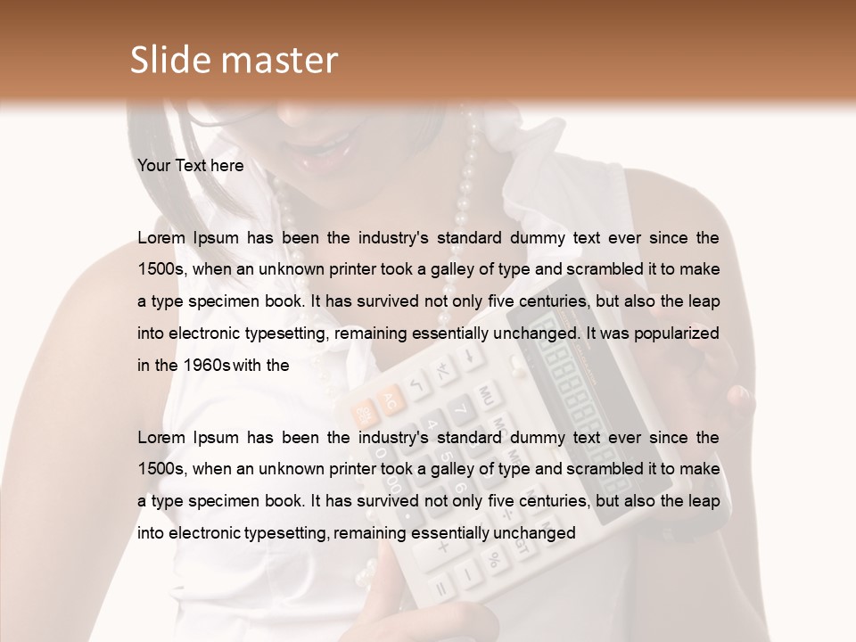 Showing Key Symbol PowerPoint Template