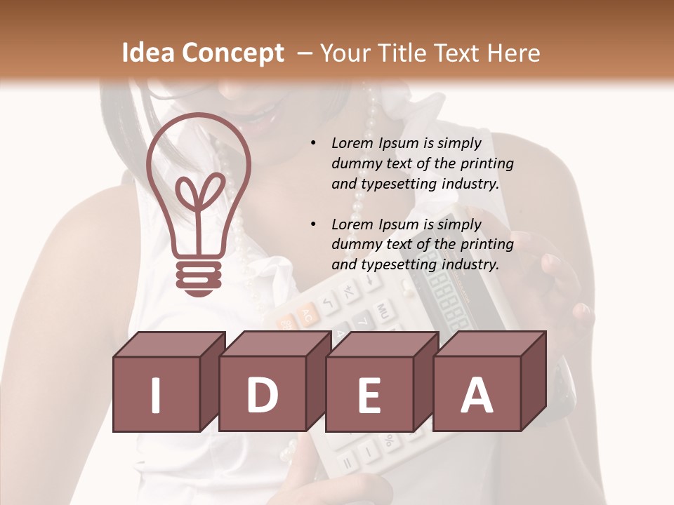 Showing Key Symbol PowerPoint Template