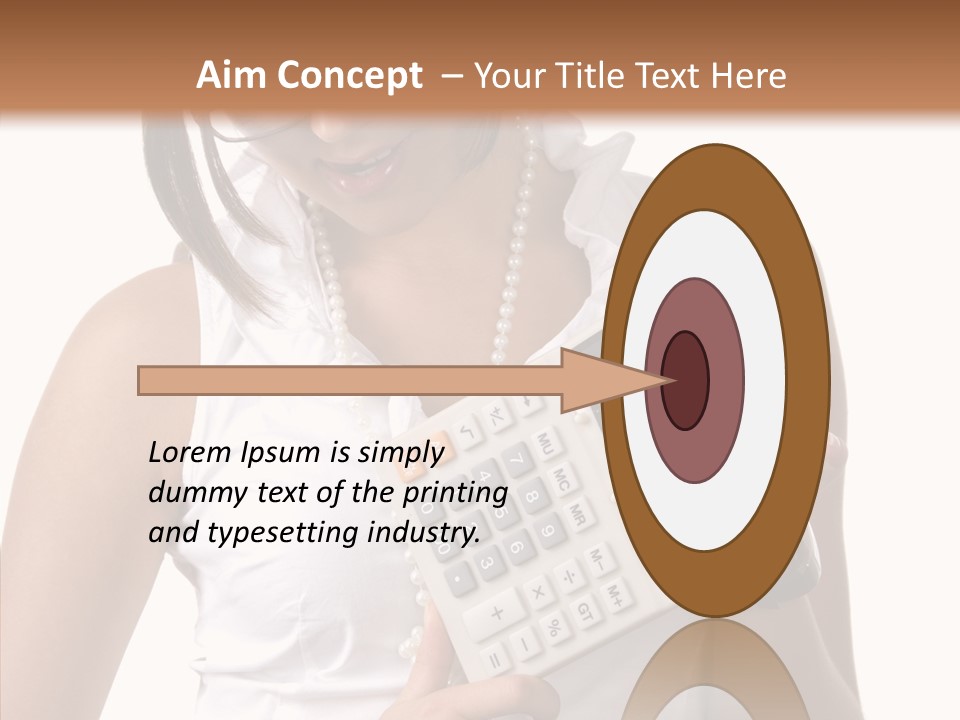 Showing Key Symbol PowerPoint Template