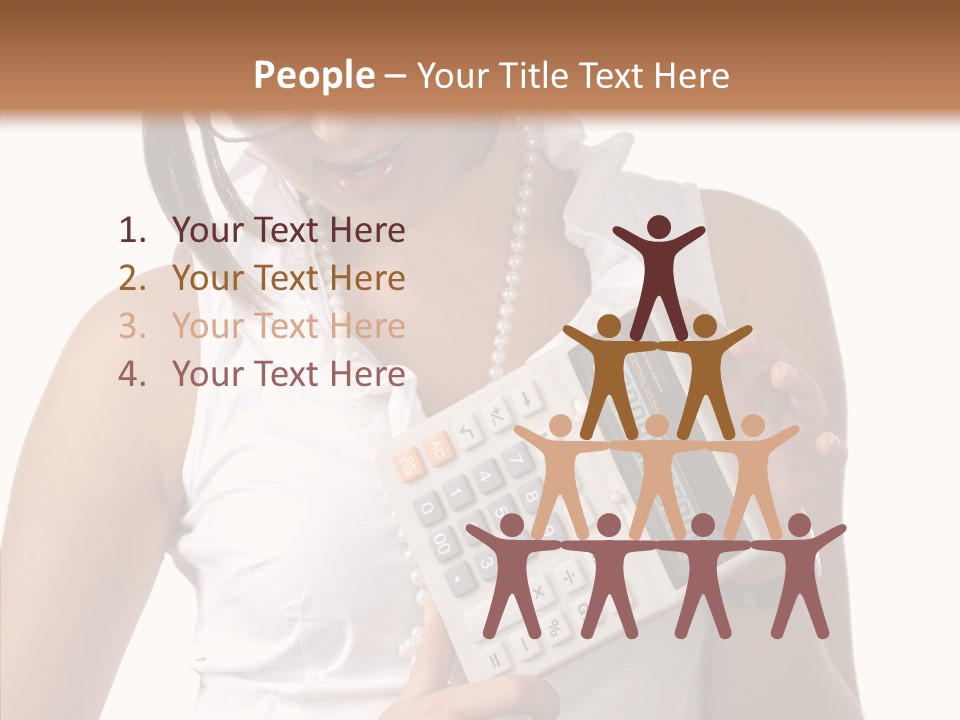 Showing Key Symbol PowerPoint Template