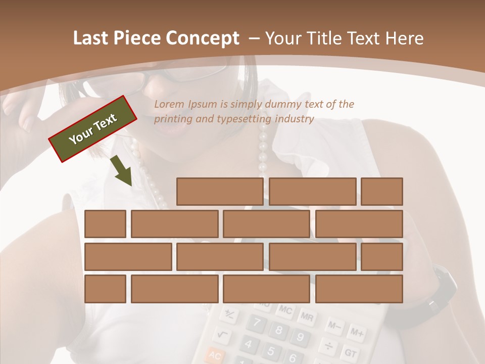 Improvement Prosperity Face PowerPoint Template