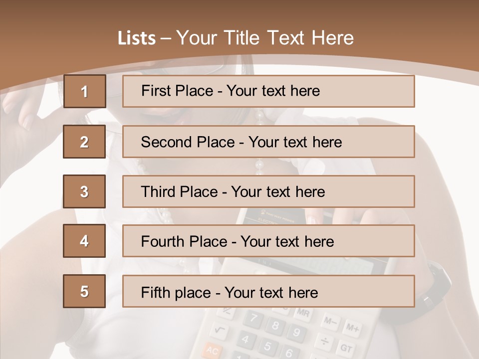 Improvement Prosperity Face PowerPoint Template