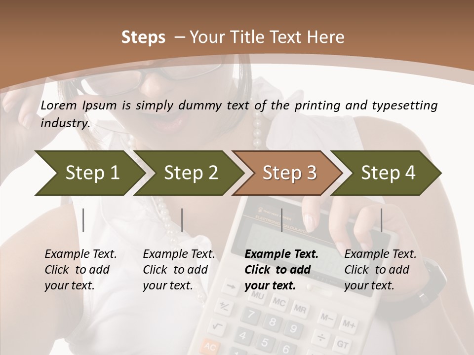 Improvement Prosperity Face PowerPoint Template
