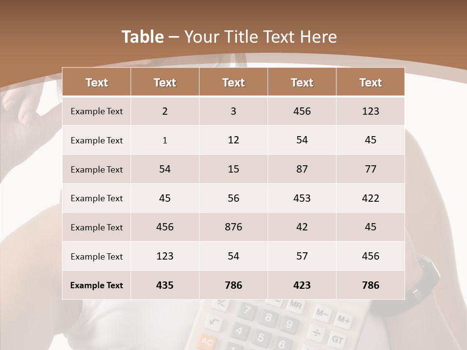 Improvement Prosperity Face PowerPoint Template
