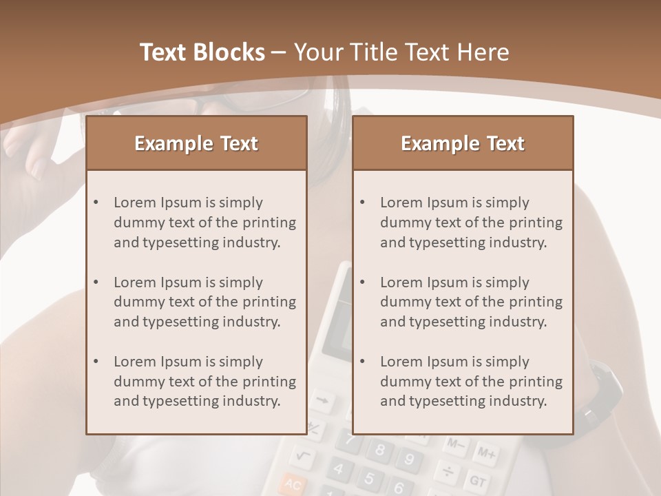 Improvement Prosperity Face PowerPoint Template