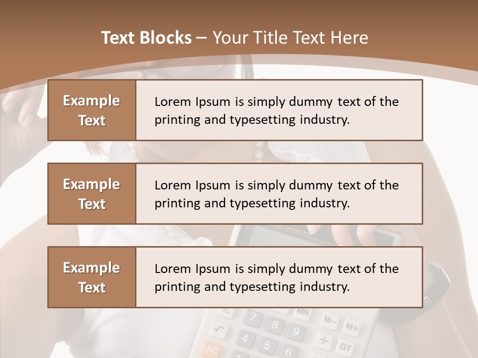 Improvement Prosperity Face PowerPoint Template