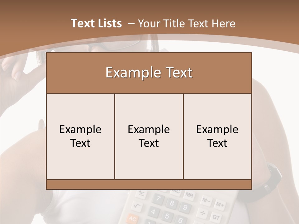 Improvement Prosperity Face PowerPoint Template